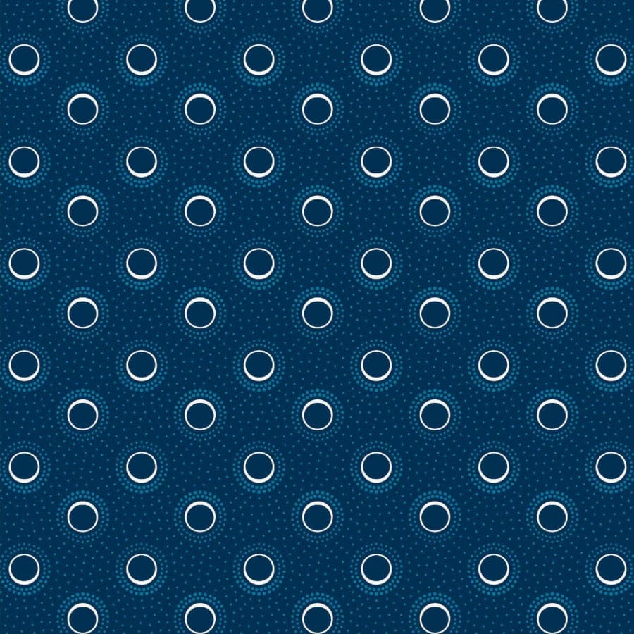 MHC WORLD Original 3 Cats Fabric H0967 Original 3 Cats Fabric C/W74 Ink Blue 90cm