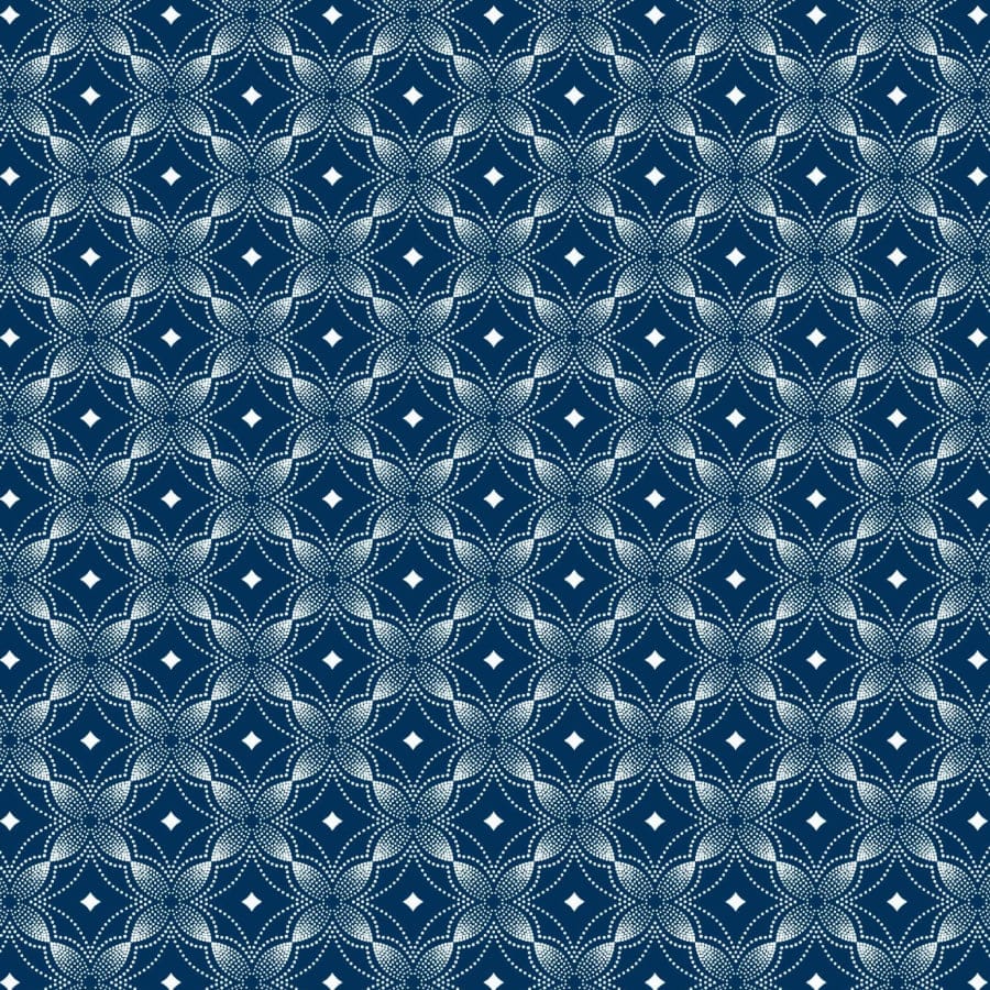 MHC WORLD Original 3 Cats Fabric H1100 Original 3 Cats Fabric C/W04 Navy Blue 90cm