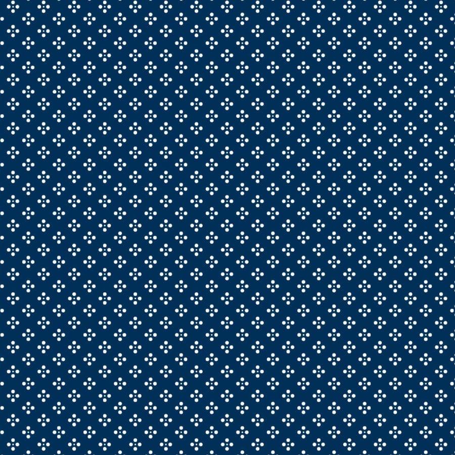 MHC WORLD Original 3 Cats Fabric H1218 Original 3 Cats Fabric C/W04 Navy Blue 90cm