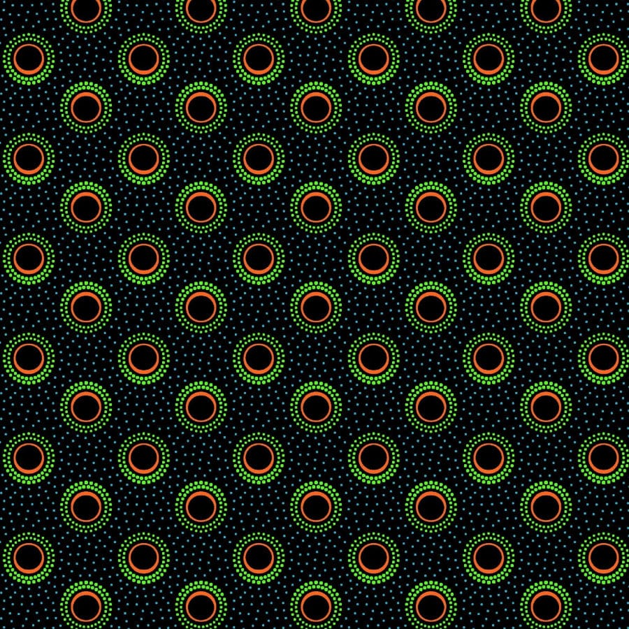 MHC WORLD Original 3 Cats Fabric H1286 Original 3 Cats Fabric C/W191 Blue Black 90cm