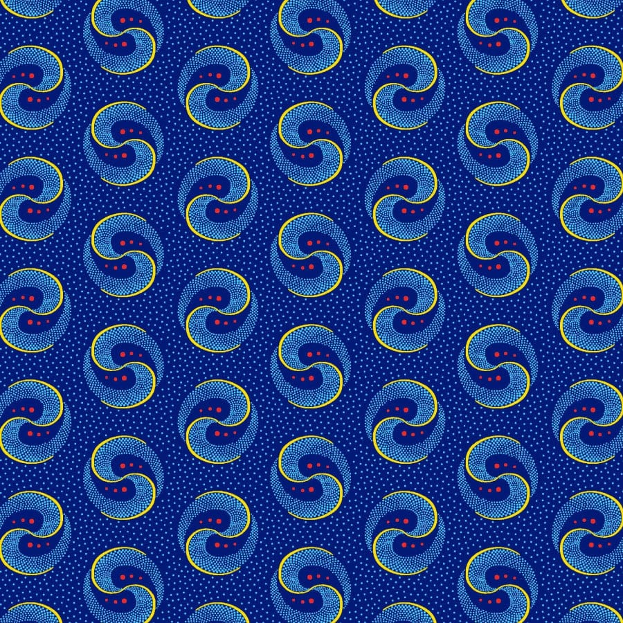 MHC WORLD Original 3 Cats Fabric H1287 Original 3 Cats Fabric C/W491 Indigo 90cm