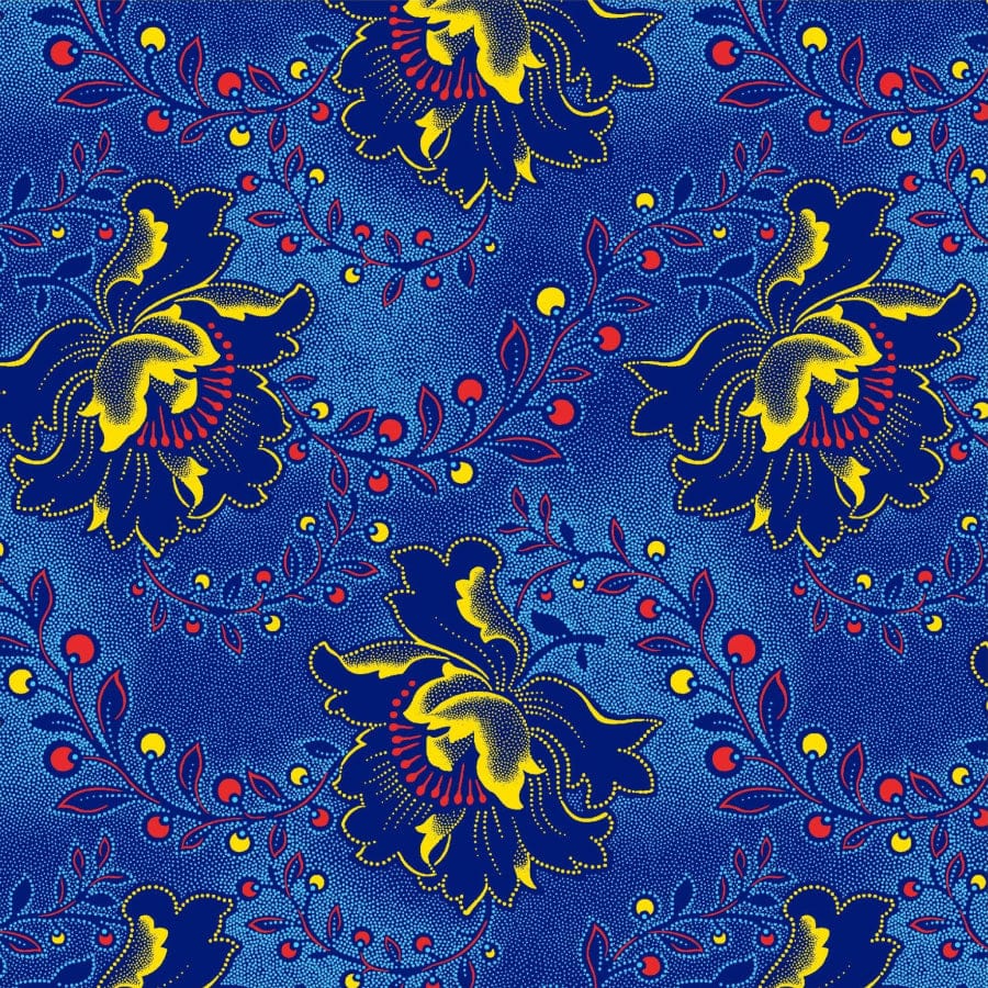 MHC WORLD Original 3 Cats Fabric H1288 Original 3 Cats Fabric C/W491 Indigo 90cm
