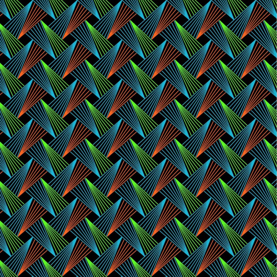 MHC WORLD Original 3 Cats Fabric H1289 Original 3 Cats Fabric C/W191 Blue Black 90cm