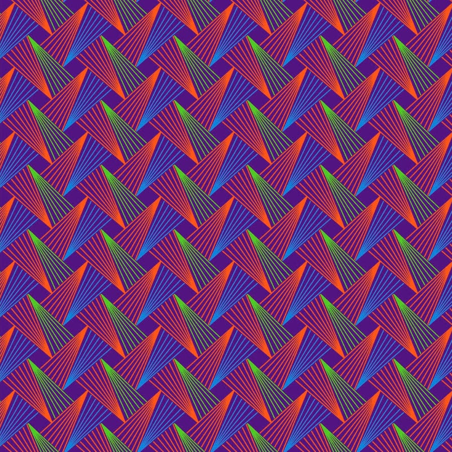 MHC WORLD Original 3 Cats Fabric H1289 Original 3 Cats Fabric C/W301 Purple 90cm