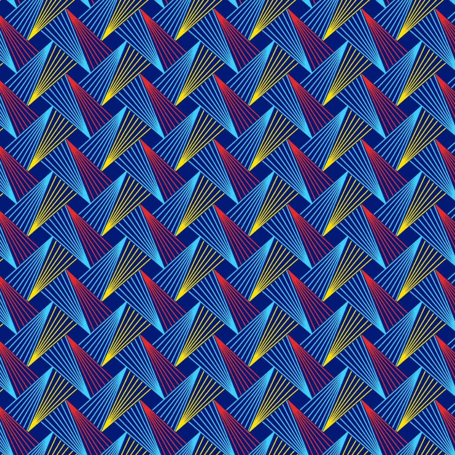 MHC WORLD Original 3 Cats Fabric H1289 Original 3 Cats Fabric C/W491 Indigo 90cm