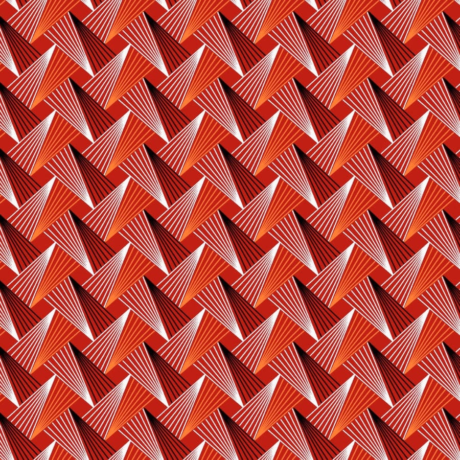 MHC WORLD Original 3 Cats Fabric H1289 Original 3 Cats Fabric C/W531 Red 90cm