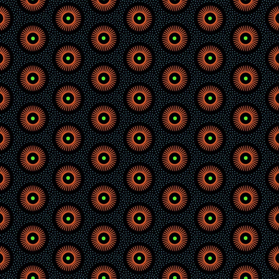 MHC WORLD Original 3 Cats Fabric H1298 Original 3 Cats Fabric C/W191 Blue Black 90cm