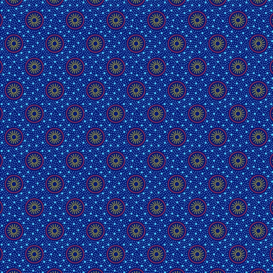 MHC WORLD Original 3 Cats Fabric H1307 Original 3 Cats Fabric C/W491 Indigo 90cm