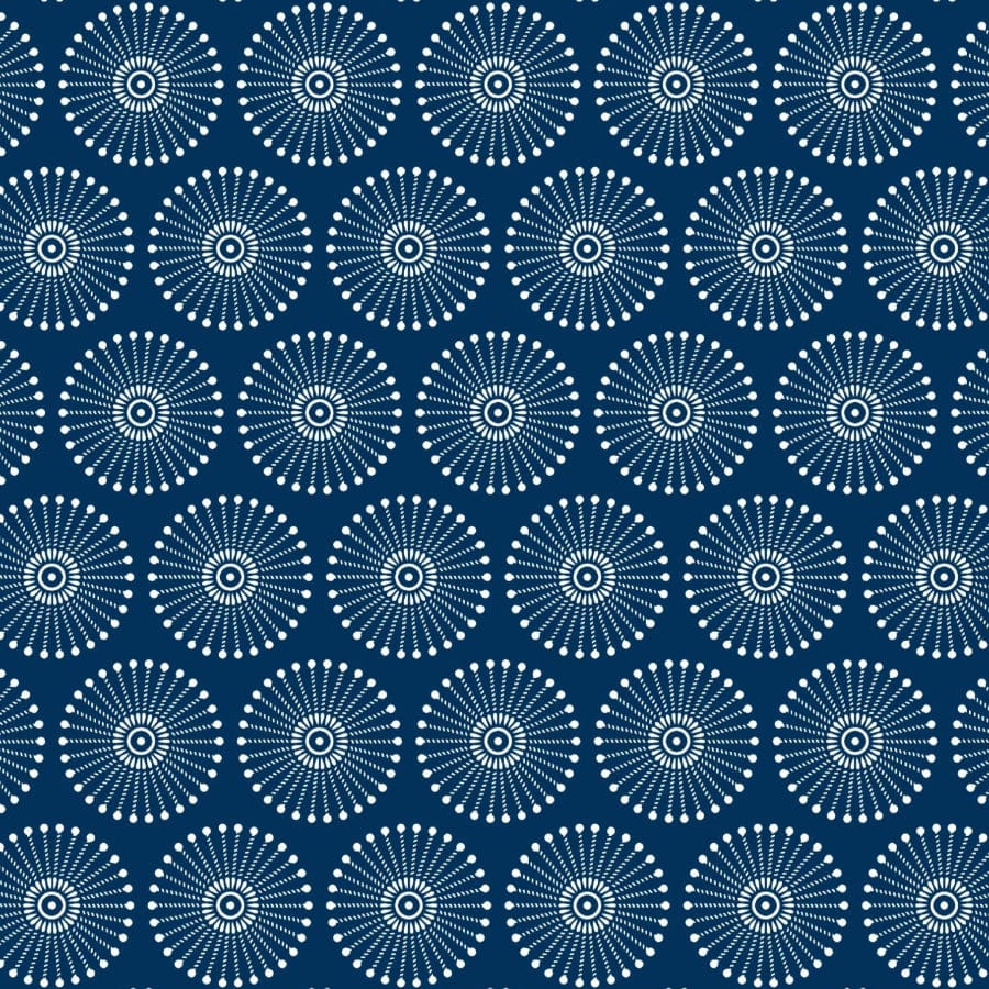 MHC WORLD Original 3 Cats Fabric H1367 Original 3 Cats Fabric C/W04 Navy Blue 90cm