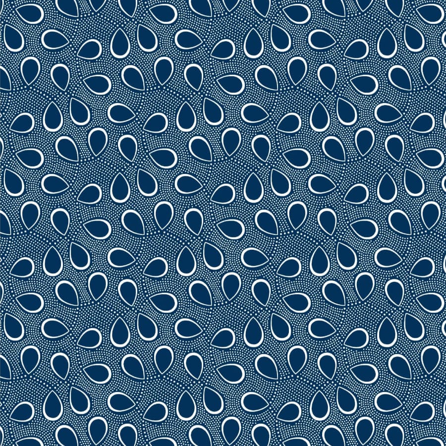 MHC WORLD Original 3 Cats Fabric H1368 Original 3 Cats Fabric C/W04 Navy Blue 90cm