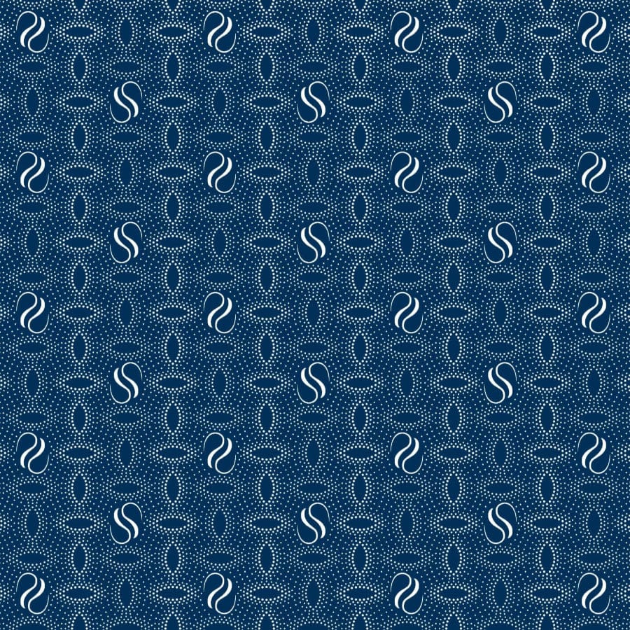 MHC WORLD Original 3 Cats Fabric H1376 Original 3 Cats Fabric C/W04 Navy Blue 90cm