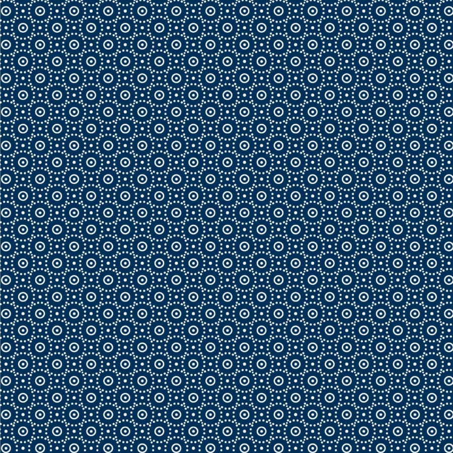 MHC WORLD Original 3 Cats Fabric H1377 Original 3 Cats Fabric C/W04 Navy Blue 90cm