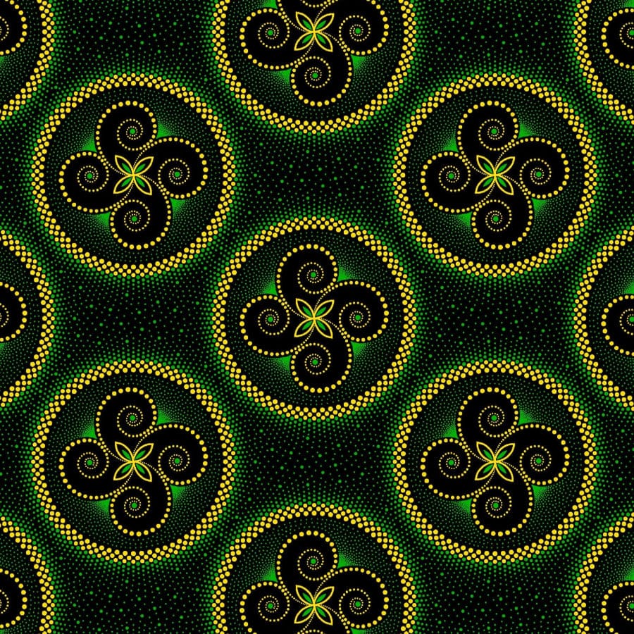 MHC WORLD Original 3 Cats Fabric H1404 Original 3 Cats Fabric C/W19 Bottle Green 90cm