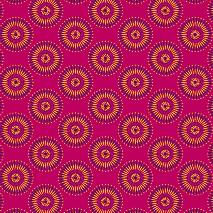 MHC WORLD Original 3 Cats Fabric H1405 Original 3 Cats Fabric C/W50 Cerise Pink 90cm