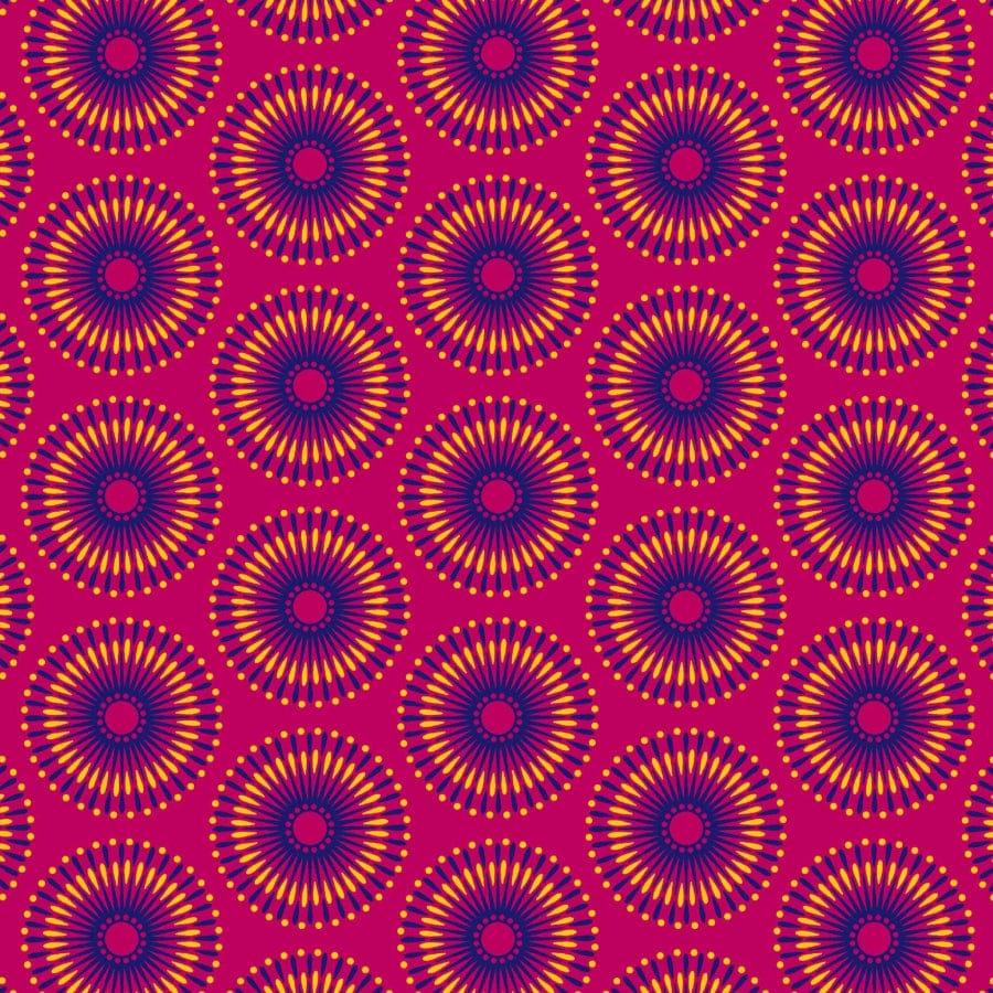 MHC WORLD Original 3 Cats Fabric H1406 Original 3 Cats Fabric C/W50 Cerise Pink 90cm