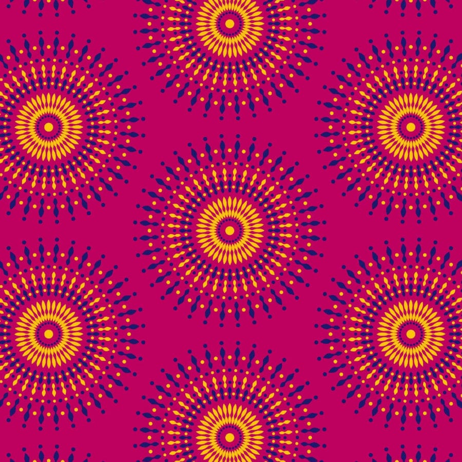 MHC WORLD Original 3 Cats Fabric H1407 Original 3 Cats Fabric C/W50 Cerise Pink 90cm