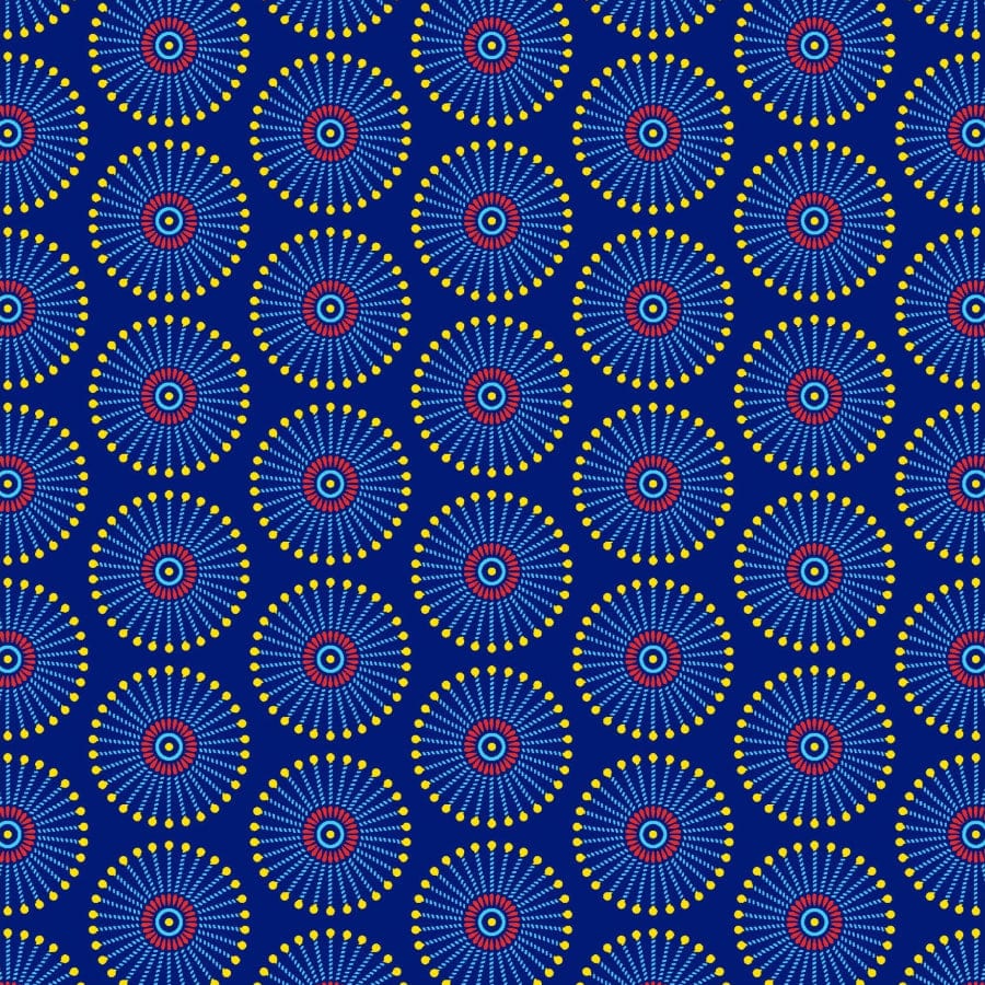 MHC WORLD Original 3 Cats Fabric H1431 Original 3 Cats Fabric C/W491 Indigo 90cm