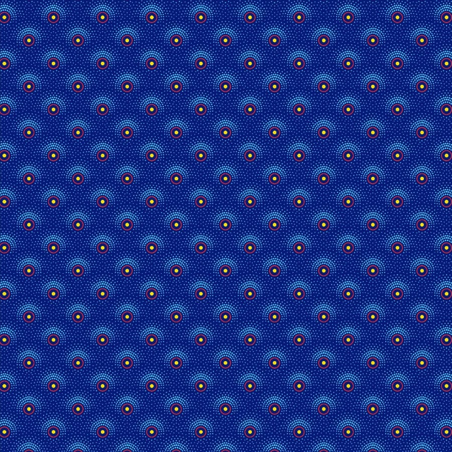 MHC WORLD Original 3 Cats Fabric H1437 Original 3 Cats Fabric C/W491 Indigo 90cm