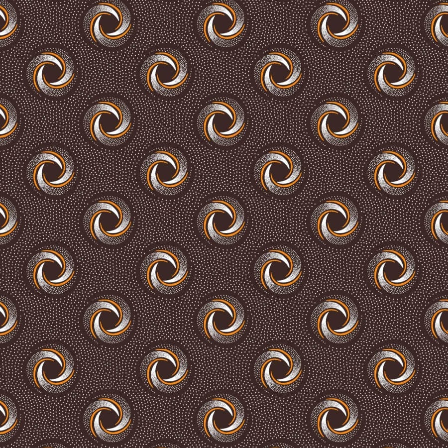 MHC WORLD Original 3 Cats Fabric H1461 Original 3 Cats Fabric C/WO1 Yellow/Choc 90cm