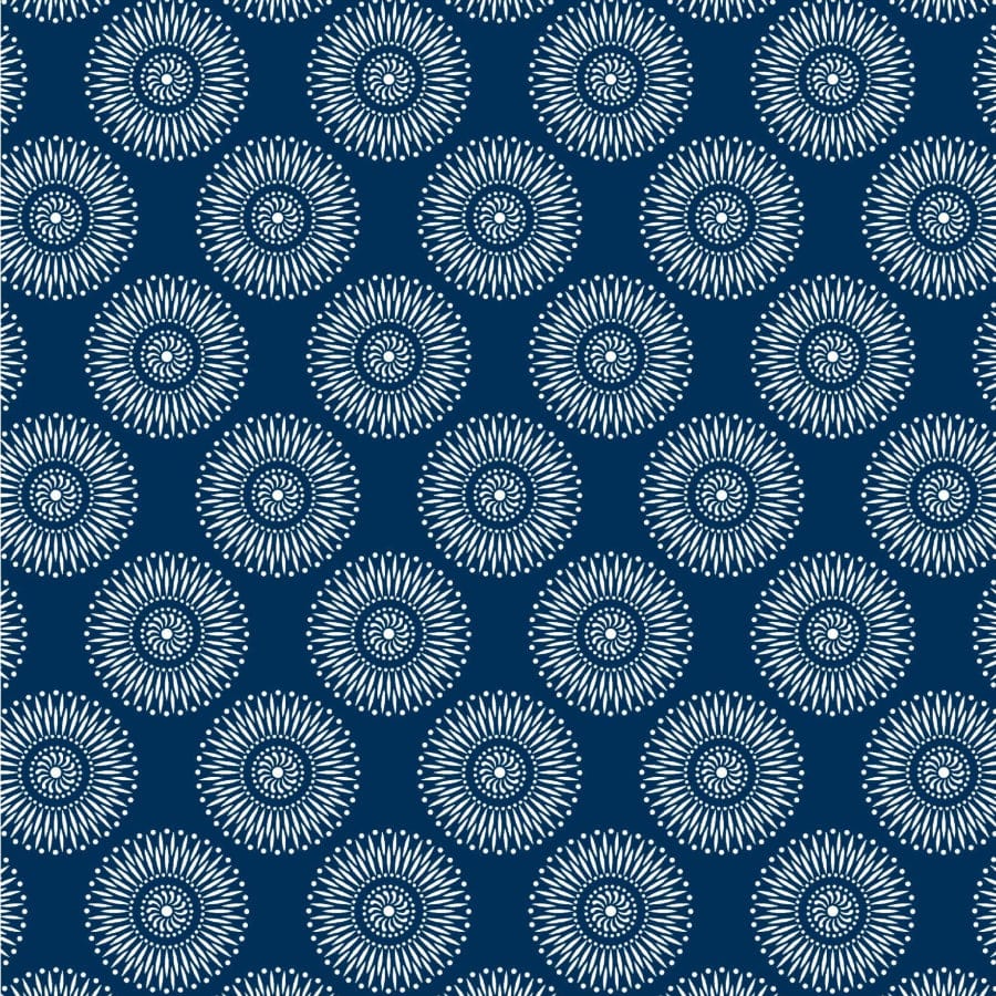 MHC WORLD Original 3 Cats Fabric H1465 Original 3 Cats Fabric C/W04 Navy Blue 90cm