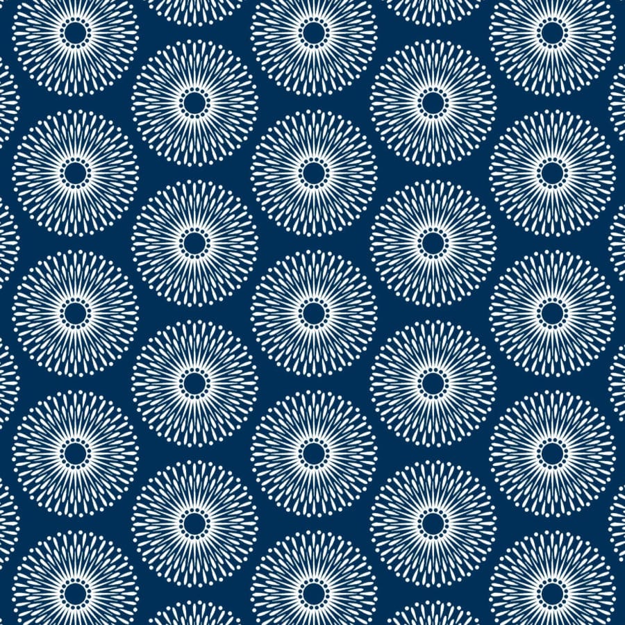 MHC WORLD Original 3 Cats Fabric H1466 Original 3 Cats Fabric C/W04 Navy Blue 90cm