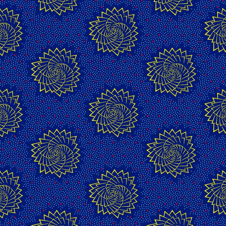 MHC WORLD Original 3 Cats Fabric H1484 Original 3 Cats Fabric C/W491 Indigo 90cm