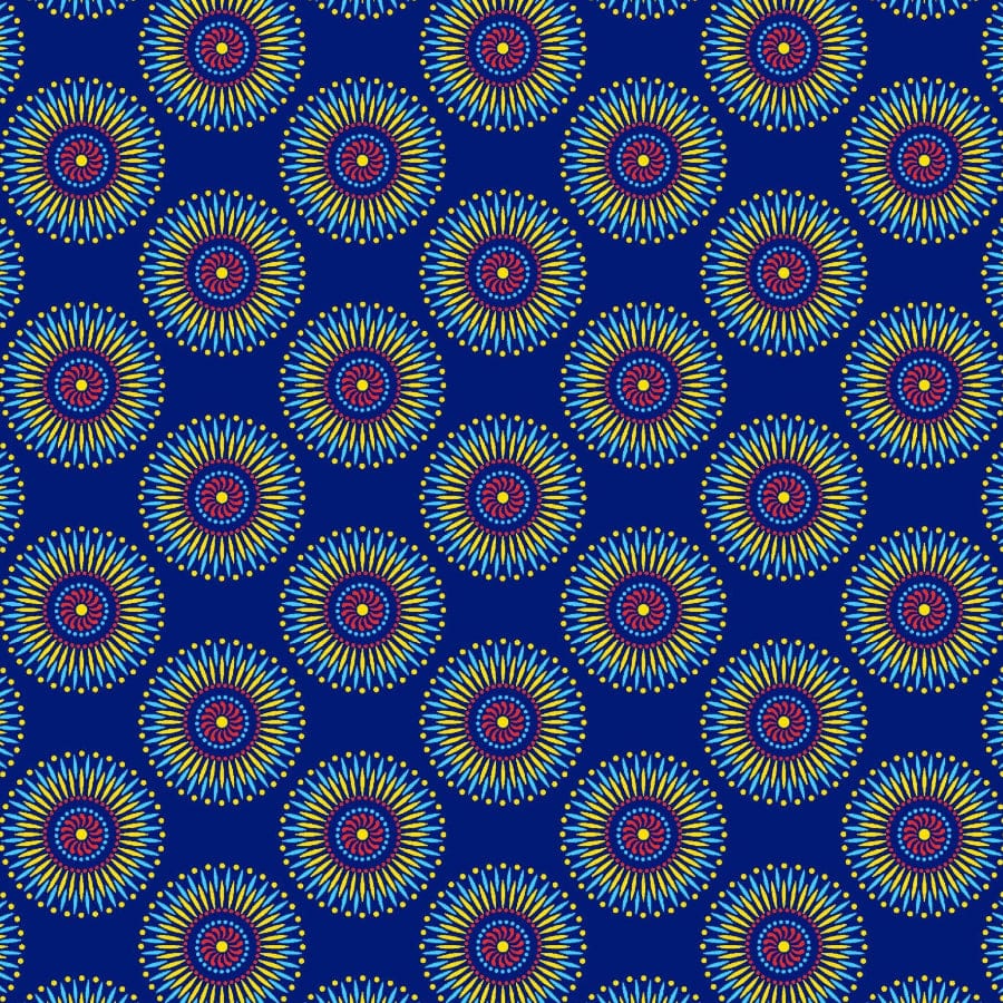 MHC WORLD Original 3 Cats Fabric H1500 Original 3 Cats Fabric C/W491 Indigo 90cm