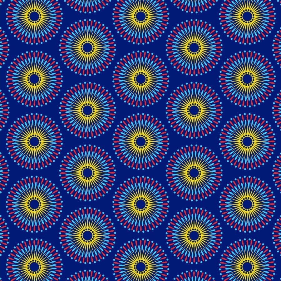 MHC WORLD Original 3 Cats Fabric H1501 Original 3 Cats Fabric C/W491 Indigo 90cm