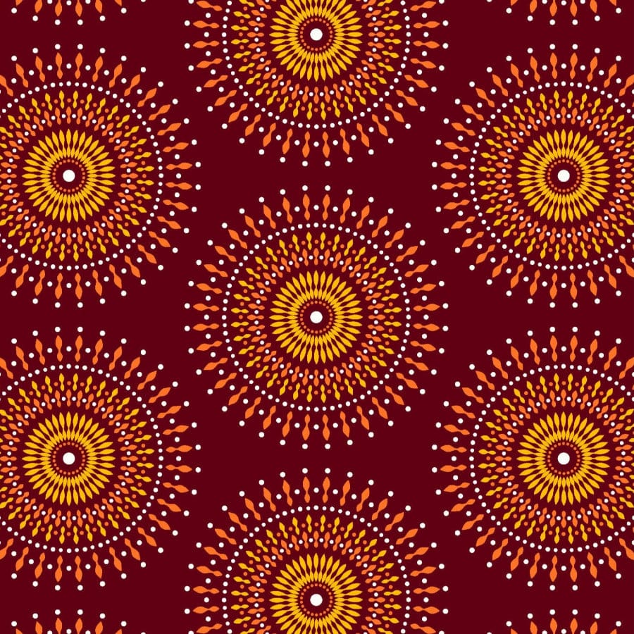 MHC WORLD Original 3 Cats Fabric H1502 Original 3 Cats Fabric C/W201 DK Maroon 90cm