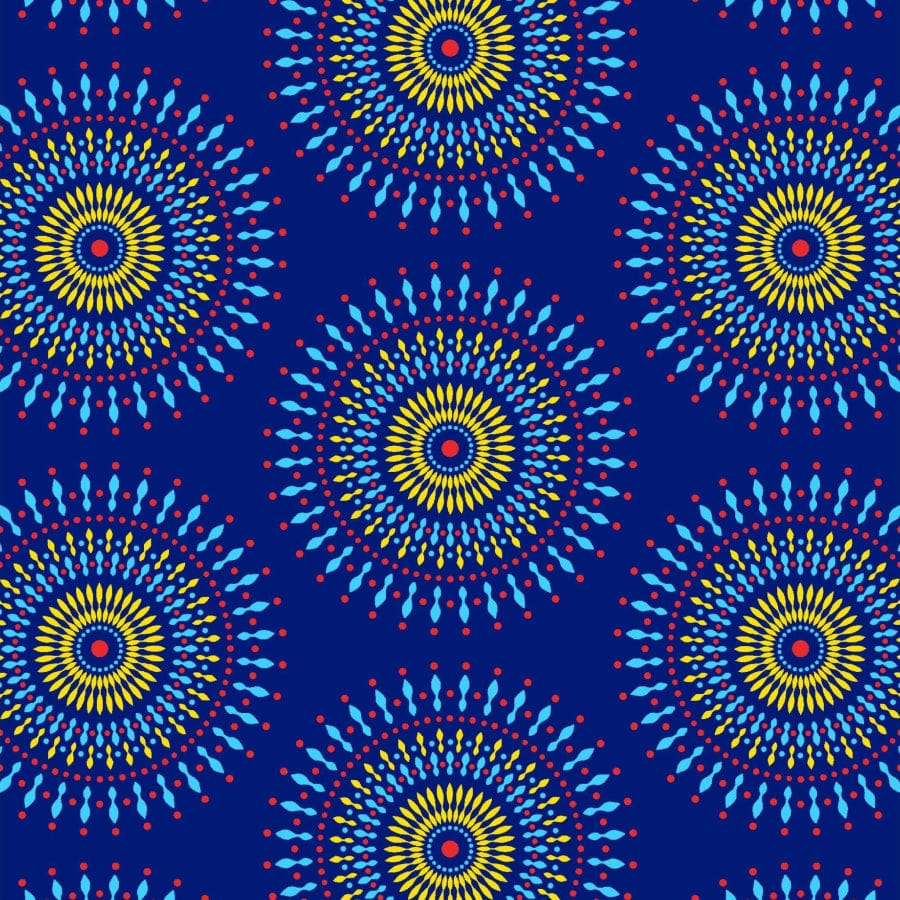 MHC WORLD Original 3 Cats Fabric H1502 Original 3 Cats Fabric C/W491 Indigo 90cm