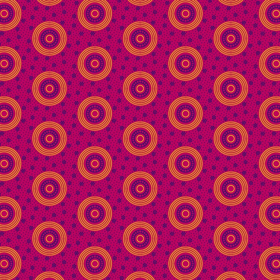 MHC WORLD Original 3 Cats Fabric H1543 Original 3 Cats Fabric C/W50 Cerise Pink 90cm