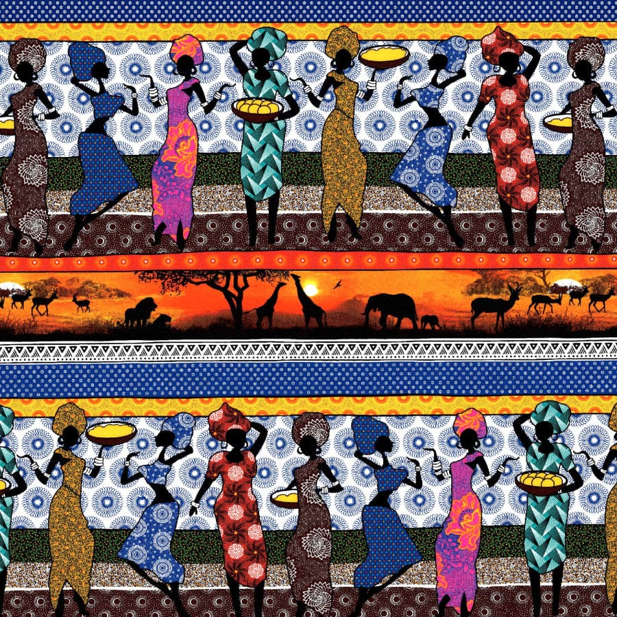 MHC WORLD Original 3 Cats Fabric H1642 Original 3 Cats Fabric C/W95 Navy 90cm