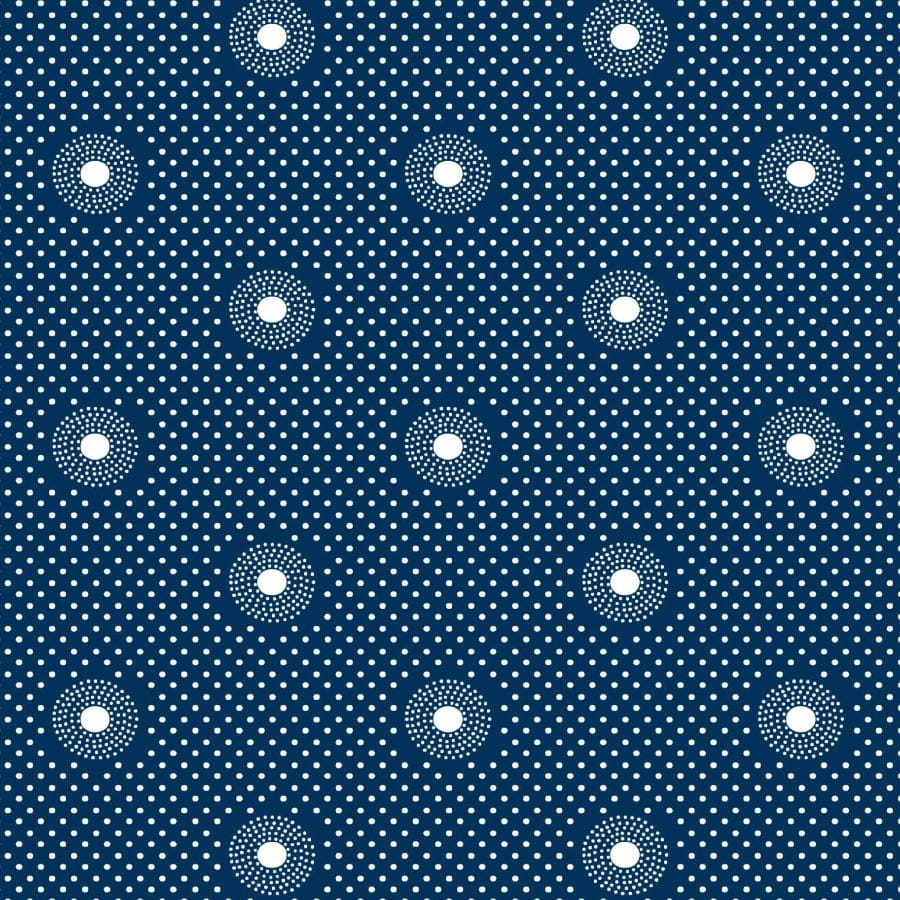 MHC WORLD Original 3 Cats Fabric Original 3 Cats Fabric C/W04 Navy Blue 90cm