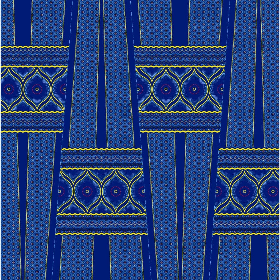 MHC WORLD Original 3 Cats Fabric Q1516 Original 3 Cats Fabric C/W491 Indigo 90cm