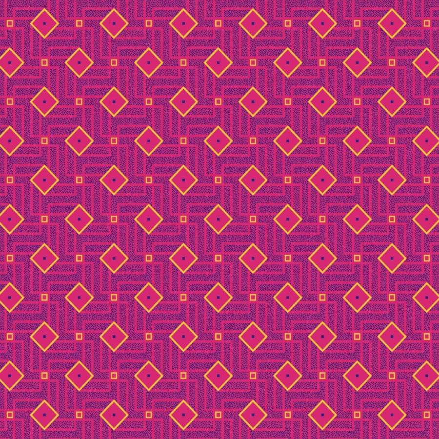 MHC WORLD Original 3 Cats Fabric XH0151 Original 3 Cats Fabric C/W50 Cerise Pink 90cm