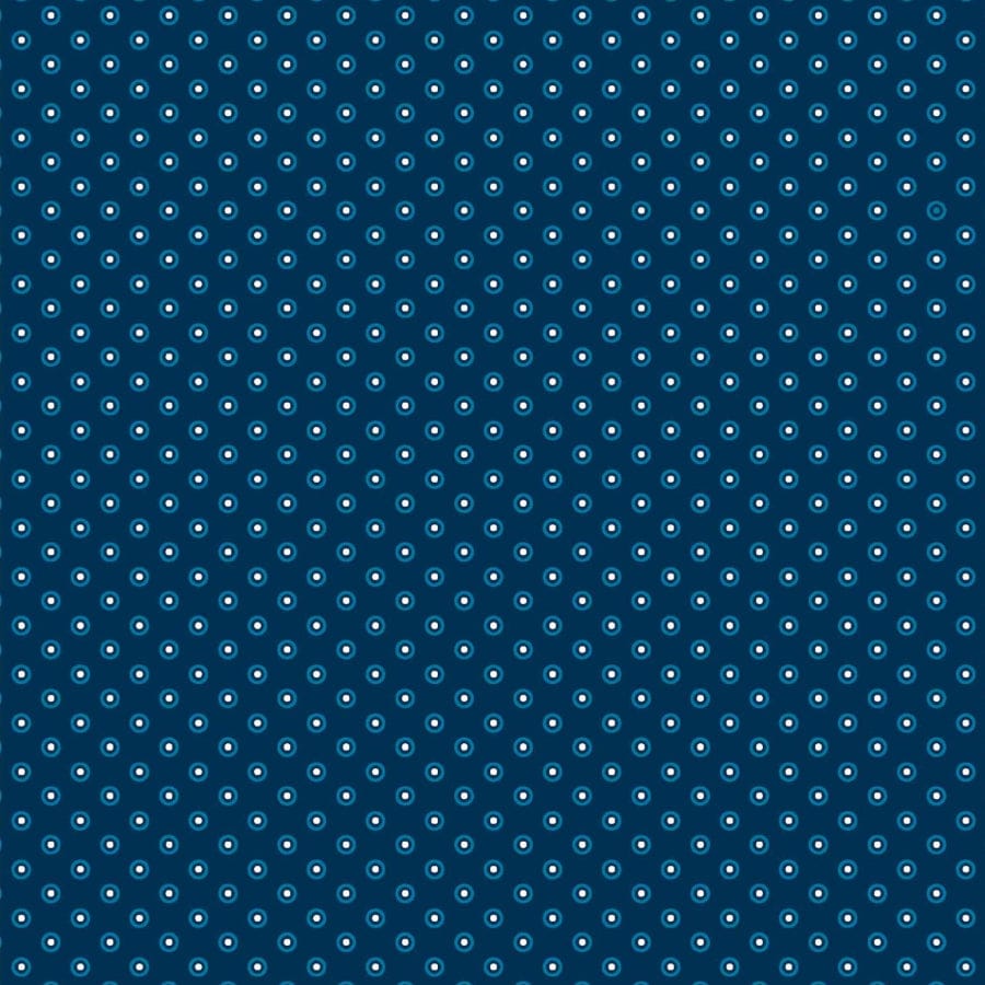 MHC WORLD Original 3 Cats Fabric XH0167 Original 3 Cats Fabric C/W74 Ink Blue 90cm