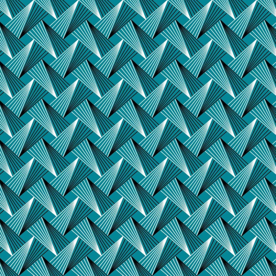 MHC WORLD Original 3 Cats Fabric XH0195 Original 3 Cats Fabric C/W25 Turquoise Blue 90cm