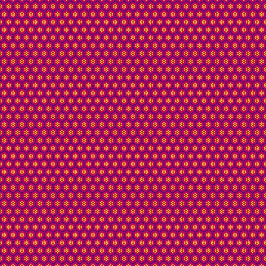 MHC WORLD Original 3 Cats Fabric XH0500 Original 3 Cats Fabric C/W50 Cerise Pink 90cm