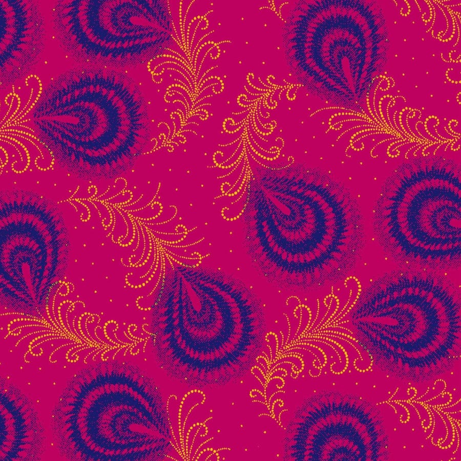 MHC WORLD Original 3 Cats Fabric XH0703 Original 3 Cats Fabric C/W50 Cerise Pink 90cm