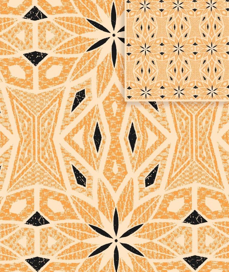 MHC WORLD Original 3 Cats Fabric XH1133 Original 3 Cats Fabric C/W55 Cream 90cm