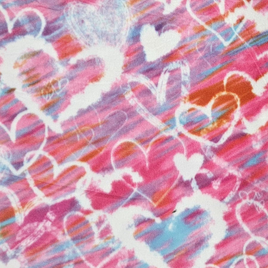 MHC WORLD Polar Fleece Luv Arts Printed Polar Fleece 150cm
