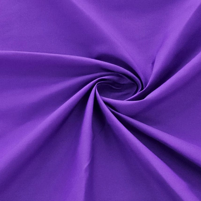 MHC WORLD Poly Cotton Purple Poly Cotton Fabric 112cm