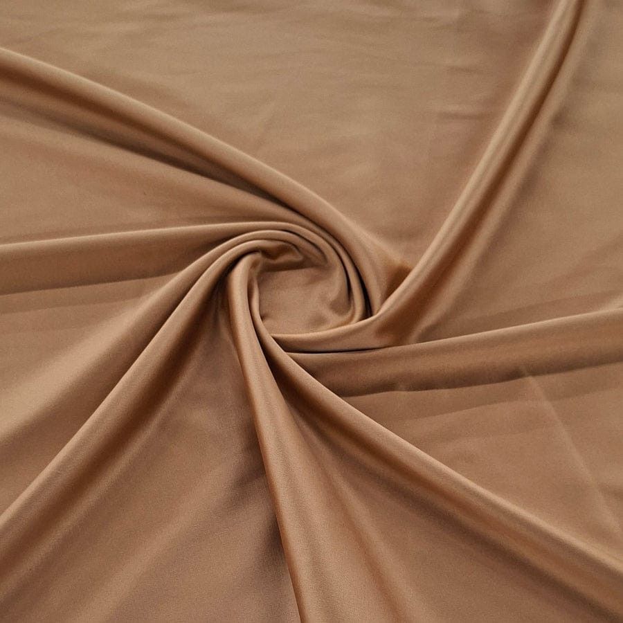 MHC WORLD Poly Cotton Spandex Burnt Rust Poly Cotton Spandex 150cm