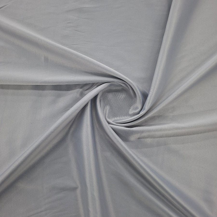 MHC WORLD Poly Cotton Spandex Silver Poly Cotton Spandex 150cm