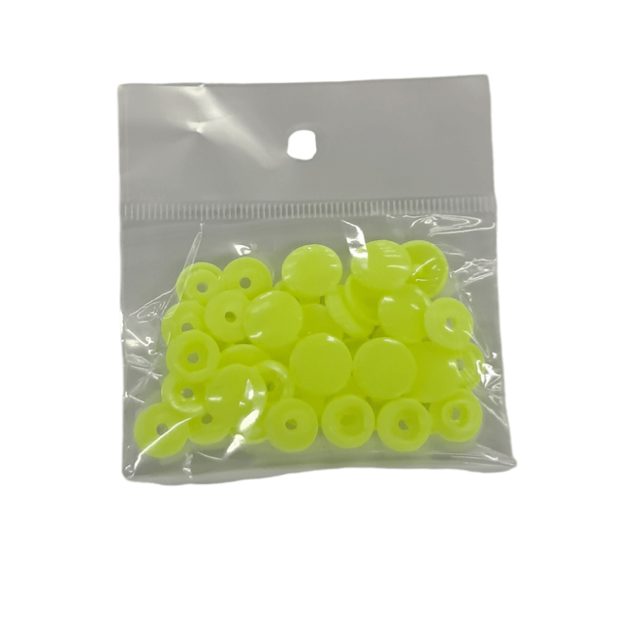 MHC WORLD Press Stud Neon Pink Plastic Press Studs