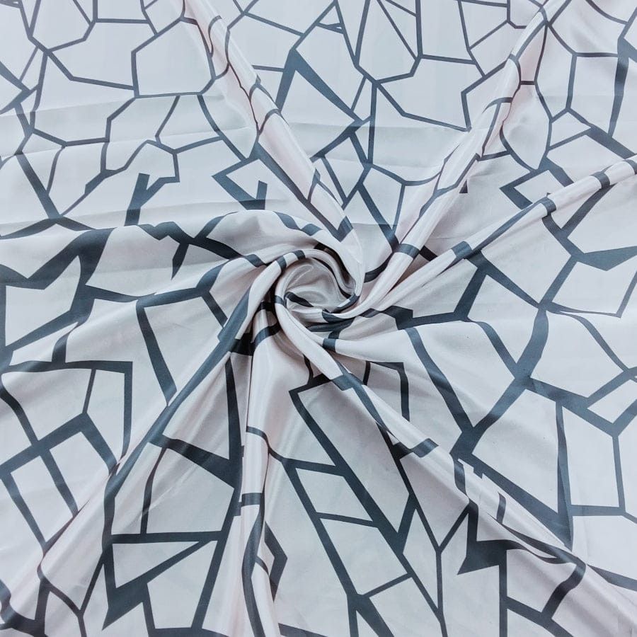 MHC WORLD Printed Charmeuse GREY Printed Charmeuse 150cm