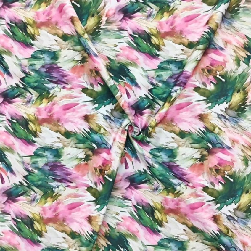 MHC WORLD printed duchess DSN 2 Printed Duchess Satin Fabric 150 cm