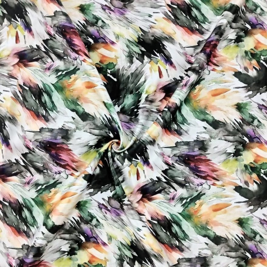 MHC WORLD printed duchess DSN 3 Printed Duchess Satin Fabric 150 cm