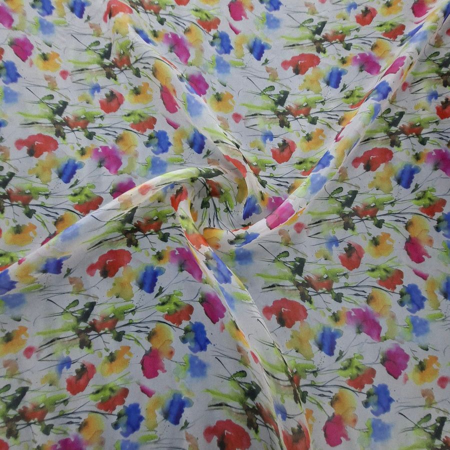 MHC WORLD Printed Organdy Dsn2 Printed Organdy Fabric Floral