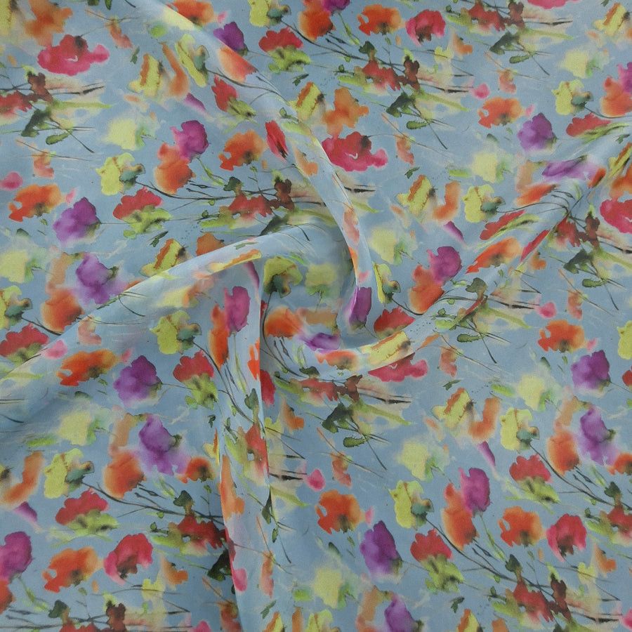 MHC WORLD Printed Organdy Dsn3 Printed Organdy Fabric Floral